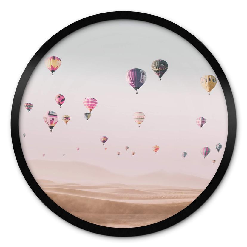 Póster Sisi & Seb - Globo aerostático - Redondo