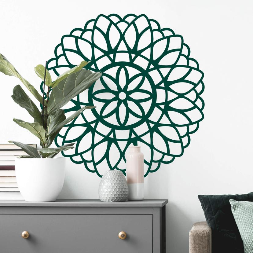 Wandtattoo Mandala Blume des Lebens