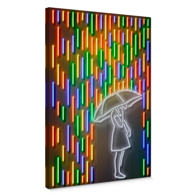 Lienzo Mielu - Lluvia