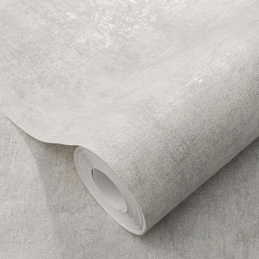 Tapeta flizelinowa SHINY CONCRETE Elle Decoration 4, jasnoszara