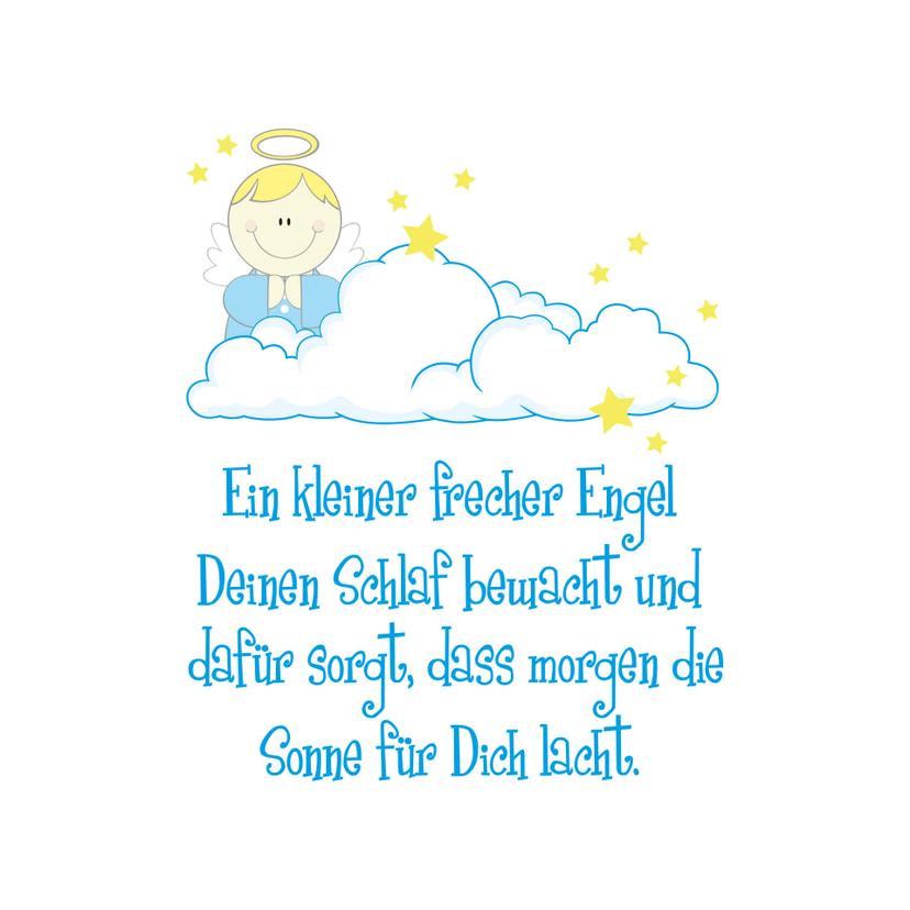 Wandtattoo Ein kleiner frecher Engel