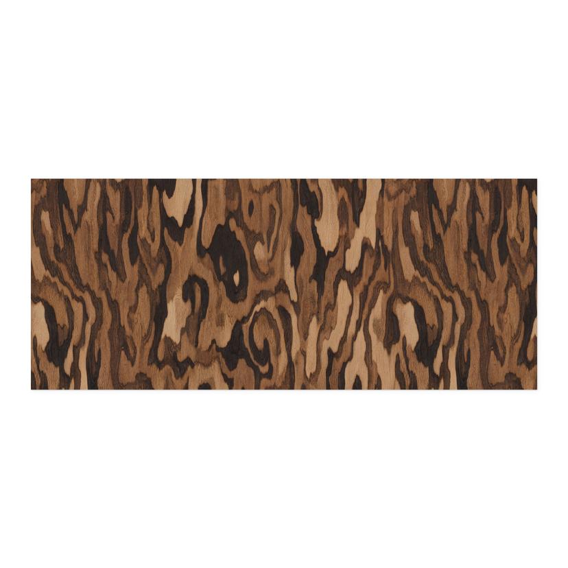 Selbstklebende Küchenrückwand Ettore Walnut - Abstrakte Holzmaserung - Sir Edward x Grigory Gladarev