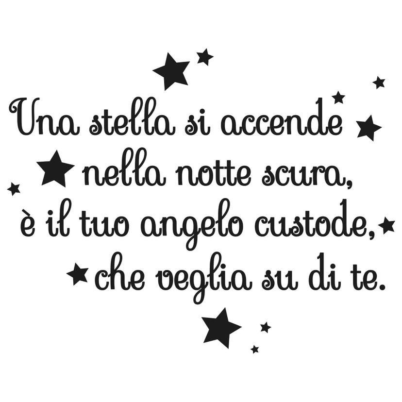Adesivo murale – Una stella si accende