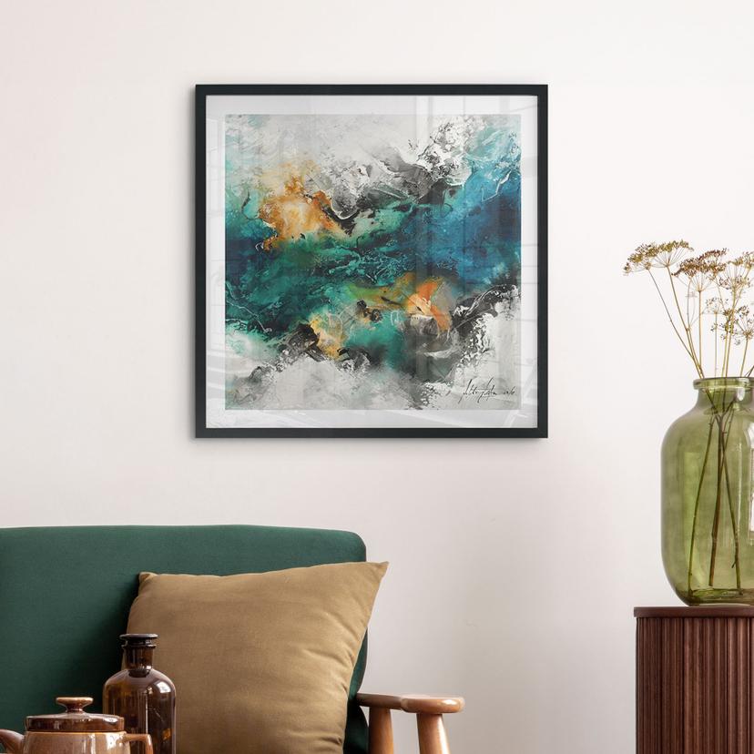 Poster colore nebbia astratto - Fedrau