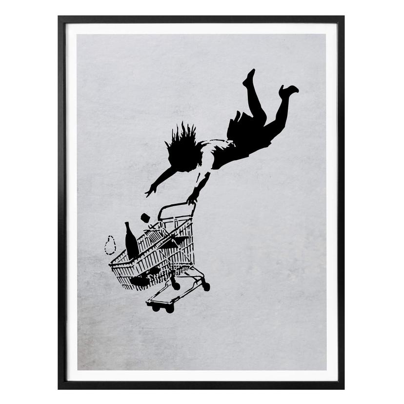 Póster Banksy - Compra hasta caer rendido