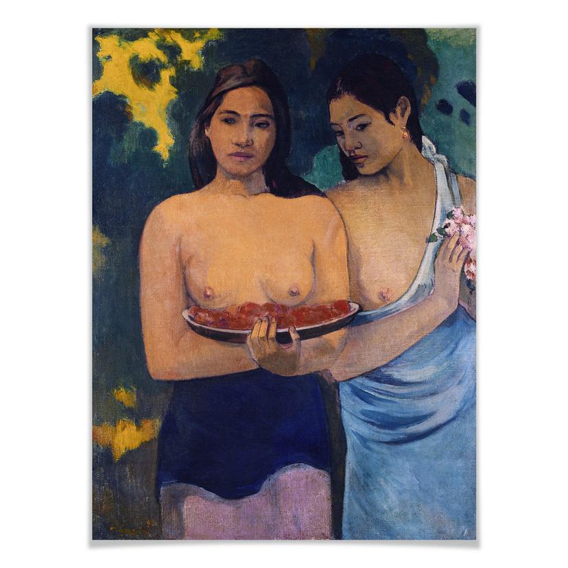 Poster Gauguin - Donne di Tahiti