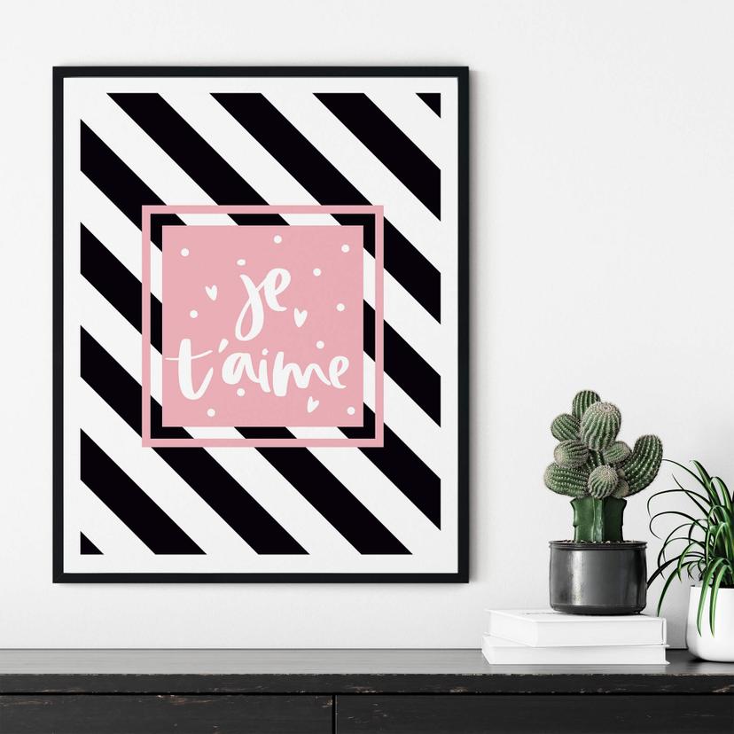Poster - Je t'aime