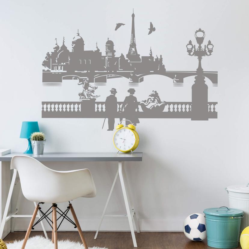 Sticker mural - Paris et la Seine