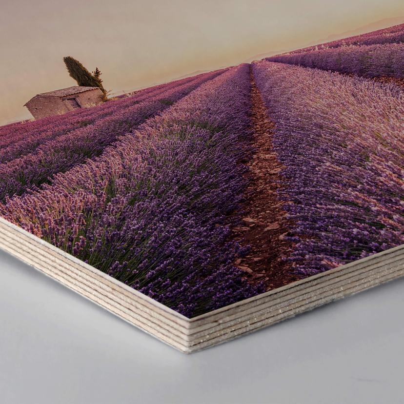 Esagoni in legno – Lavanda