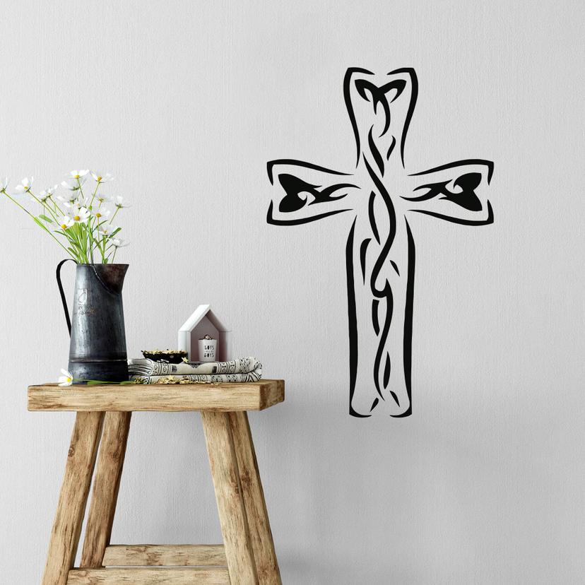 Sticker mural - Croix
