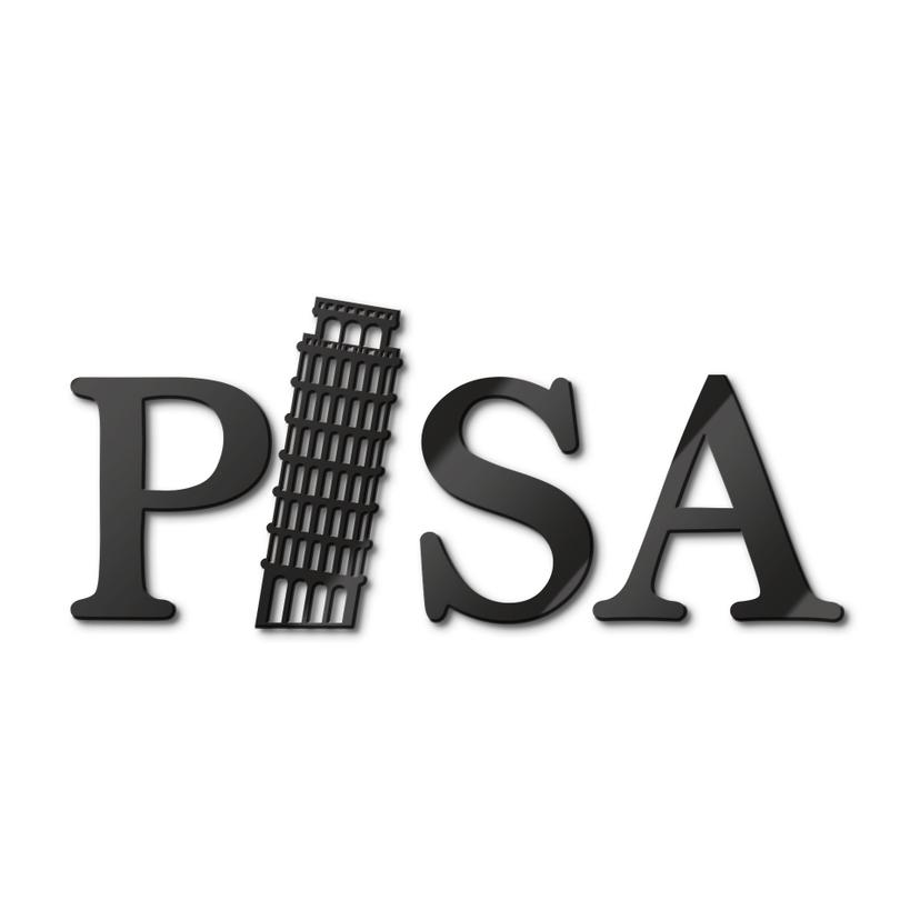 Lettere in acrilico –  Pisa
