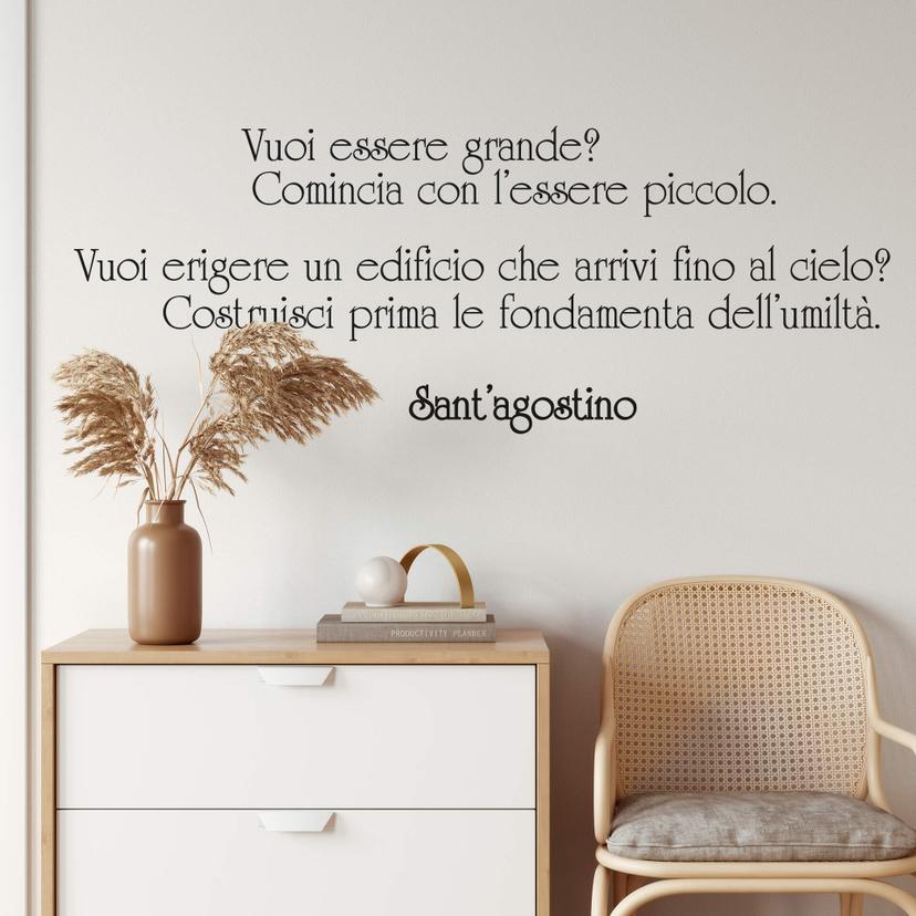 Sticker mural - Vuoi essere grande?