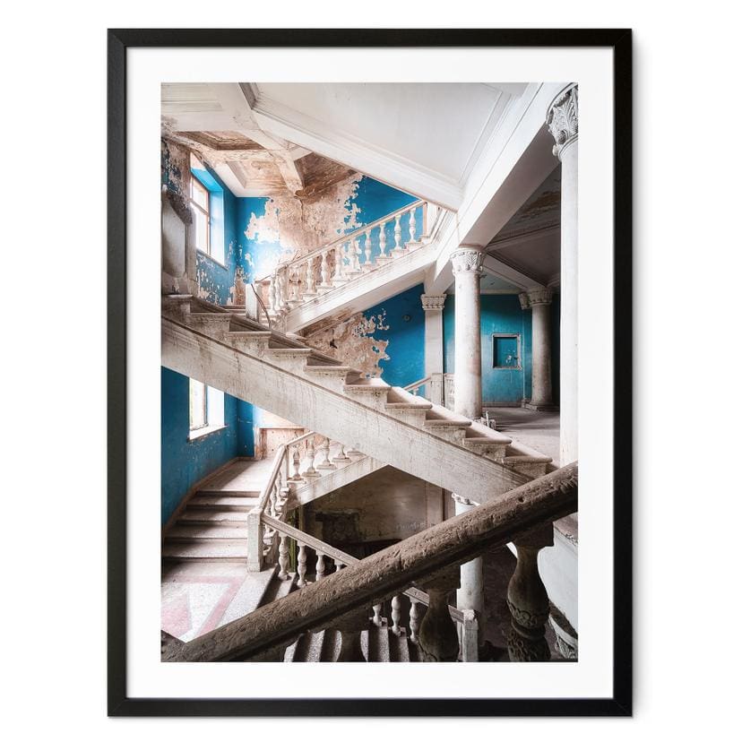 Plakat Imponerende trappe med gammel charme - Robroek