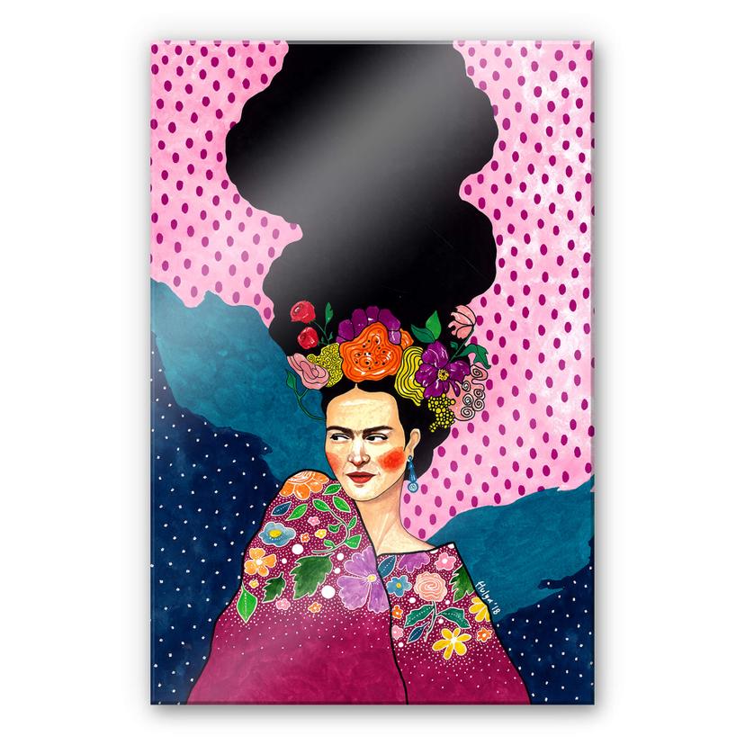 Tableau en verre acrylique Hülya - Frida