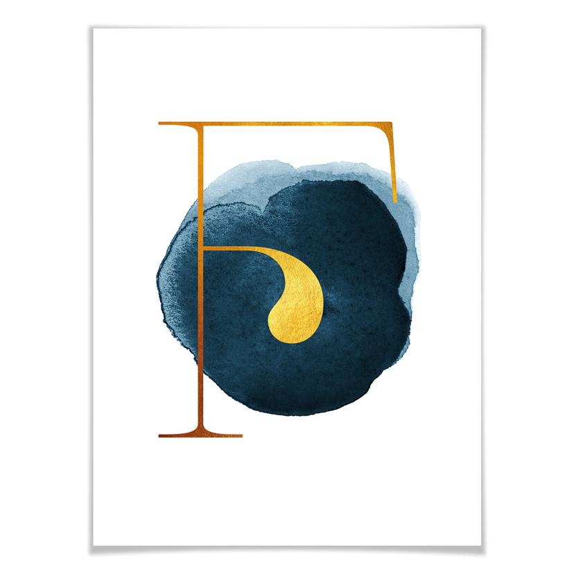 Affiche - Le F doré