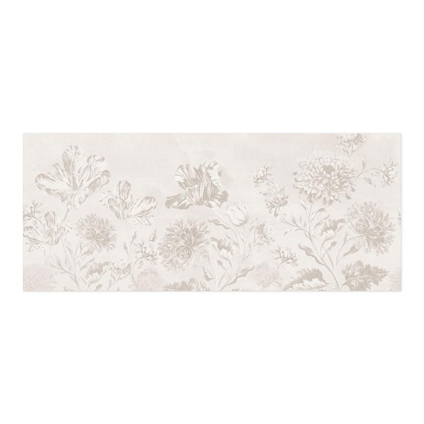 Självhäftande Stänkpanel med vildblommor i kritlook Greige - Bloomery Decor