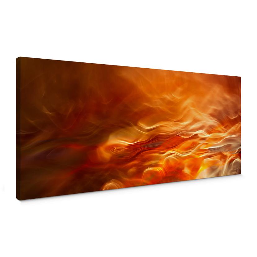 Canvasbillede - Marthinussen - Burning Water - Panorama