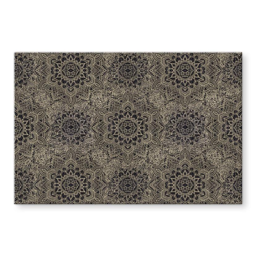 Pannello paraschizzi Mandala Boho oro antico - Bloomery Decor