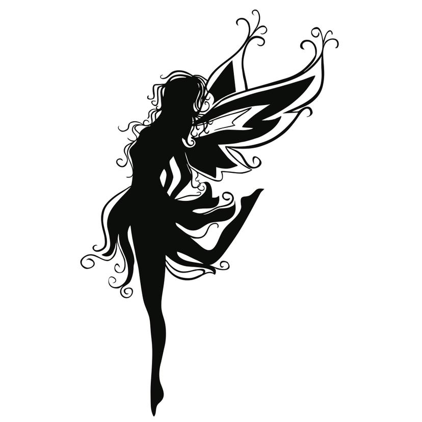 Wallsticker Dansende Nymfe