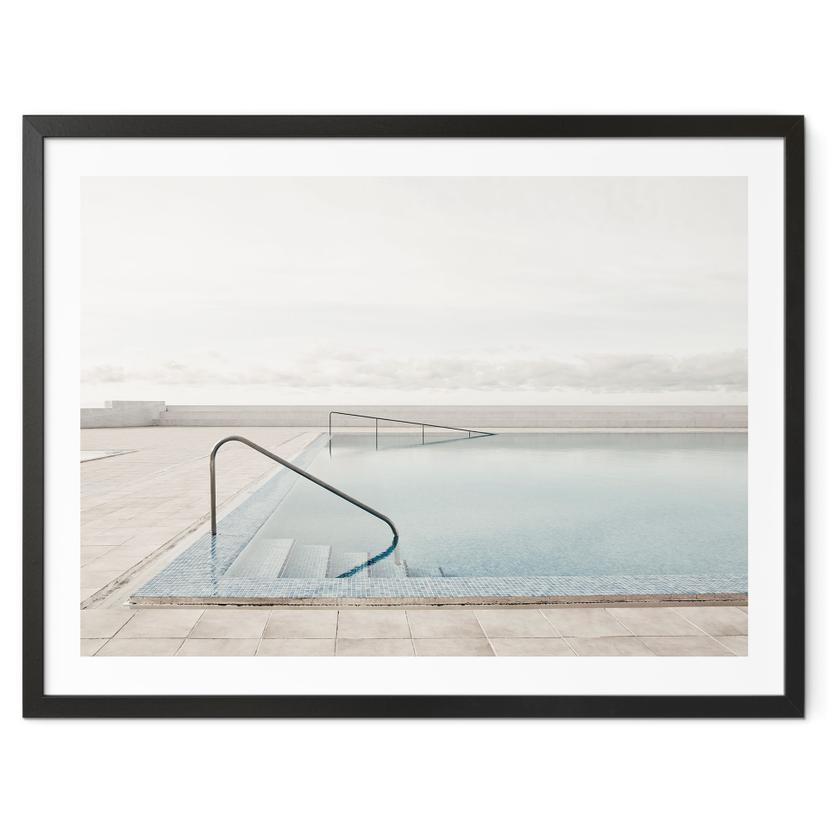 Póster de la piscina infinita con vistas a las nubes - Steinkopff