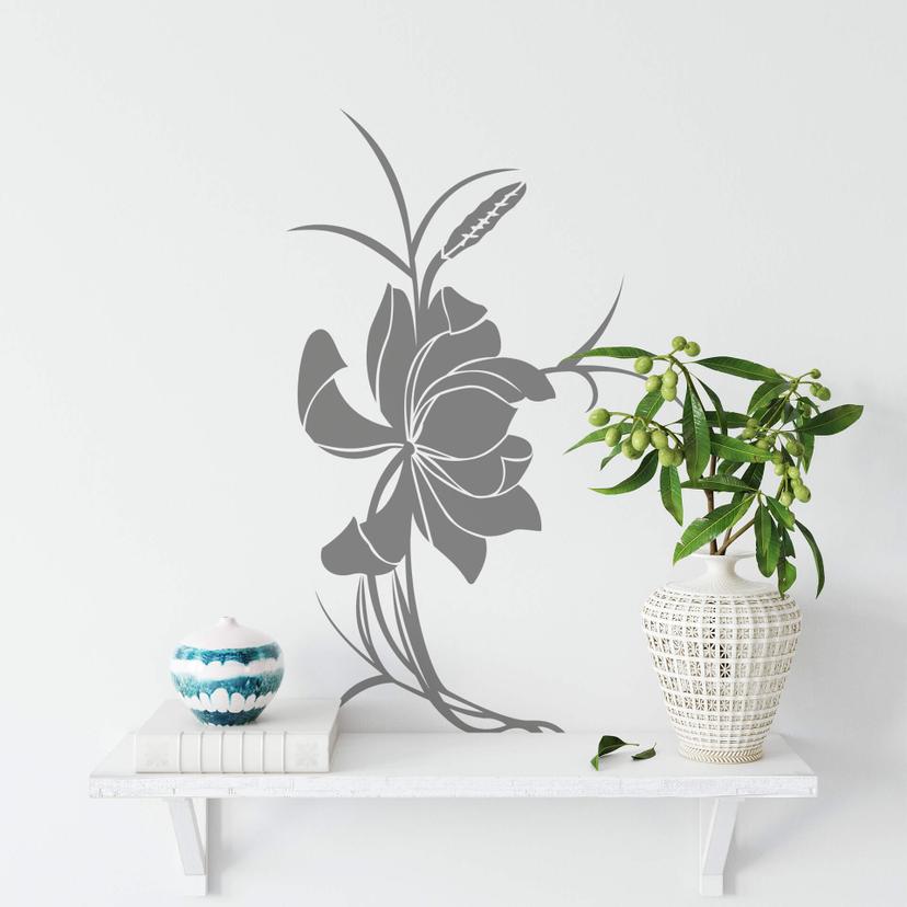 Sticker mural - Fleur Asiatique