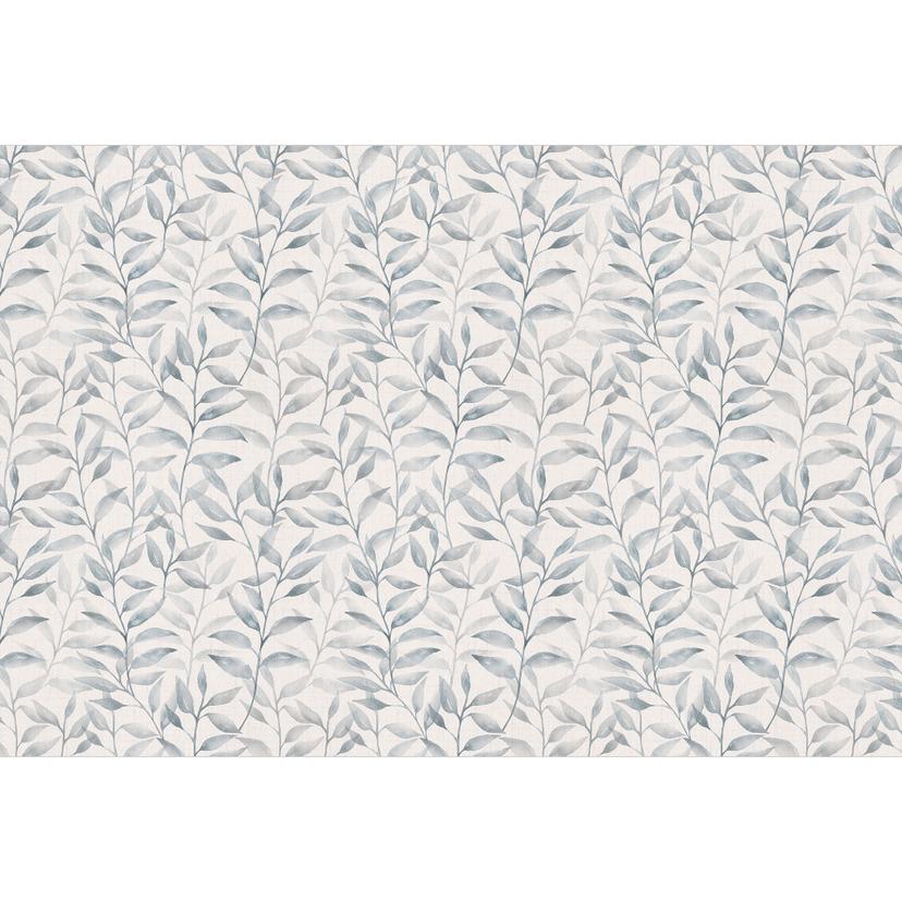 Delikat akvarellblad Fototapet - Mjuk grå - Bloomery Decor