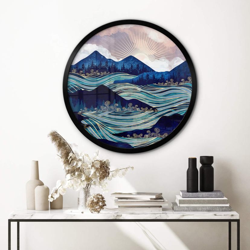 Poster SpaceFrog Designs - Sea Drift - Rund