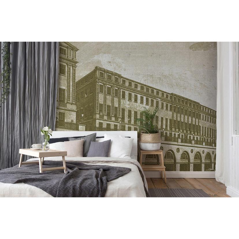 Architects Paper Papier peint photo Atelier 47 Ancient Building Architecture beige et blanc