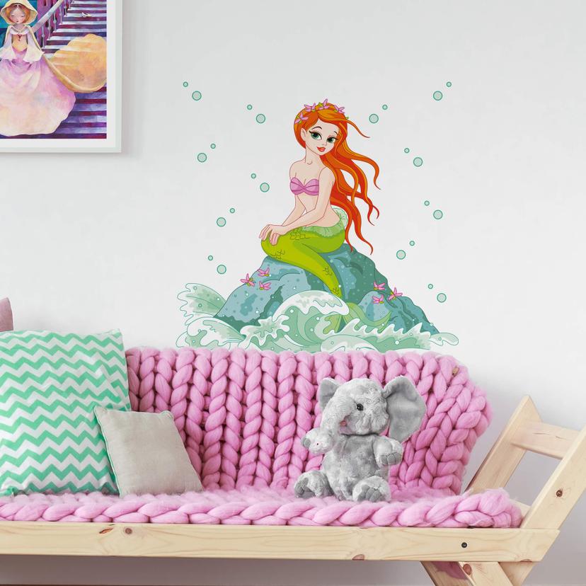 Sticker mural - Une petite sirène