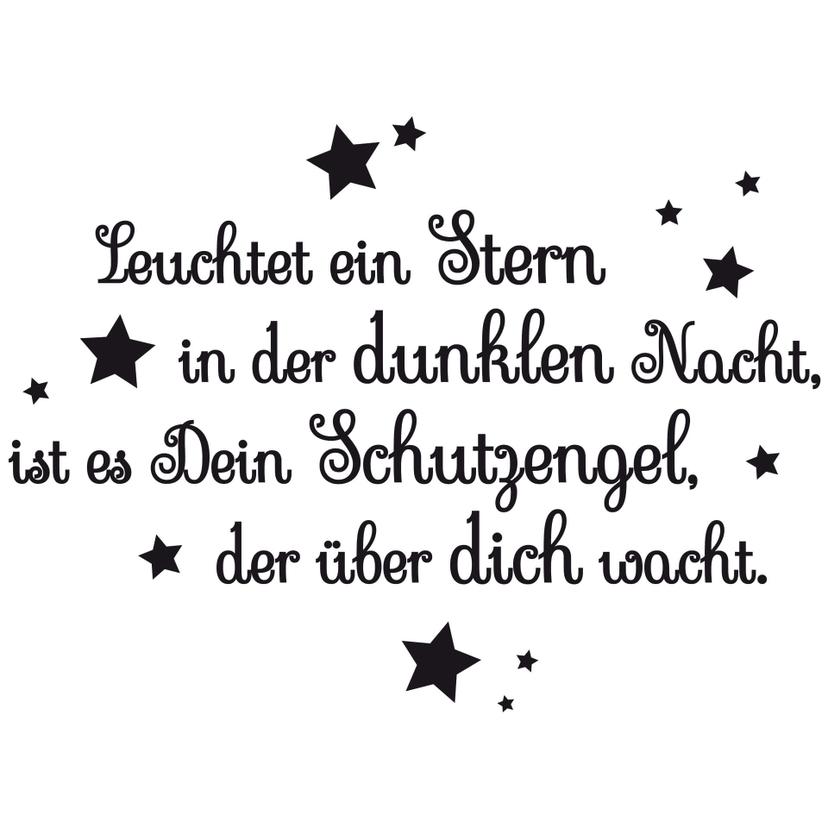 Wandtattoo Leuchtet ein Stern