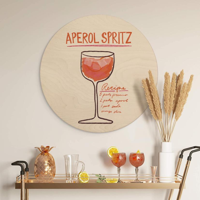 Stampa su legno Fritsch - Aperol Spritz - Rotondo