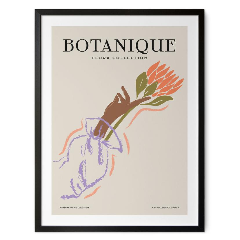 Plakat Blomstergestus med blomst - Treechild