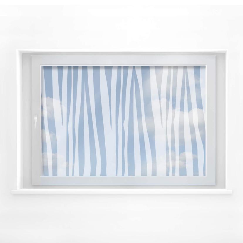 Decoración de ventana con Muestra de cebra 2