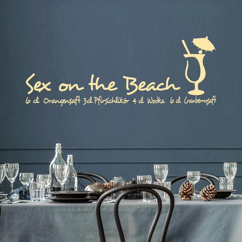 Wandtattoo Sex on the beach