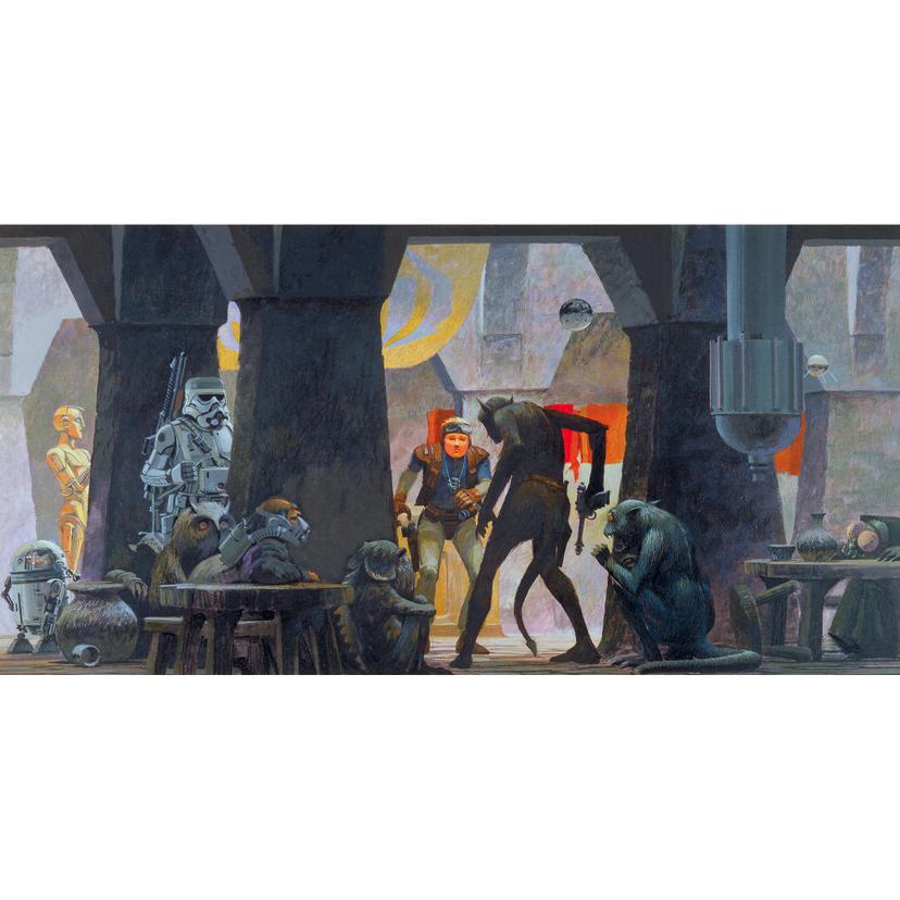 Vlies Fototapete - Star Wars Classic RMQ Mos Eisley Streets - 500 x 250 cm