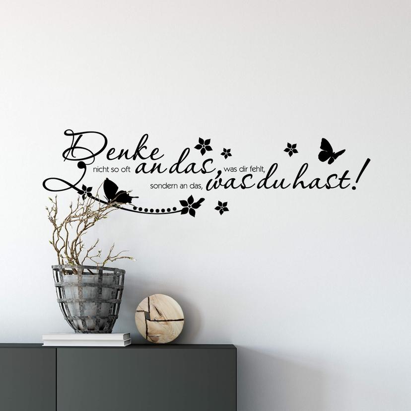 Wandtattoo Denke nicht so oft an... 02