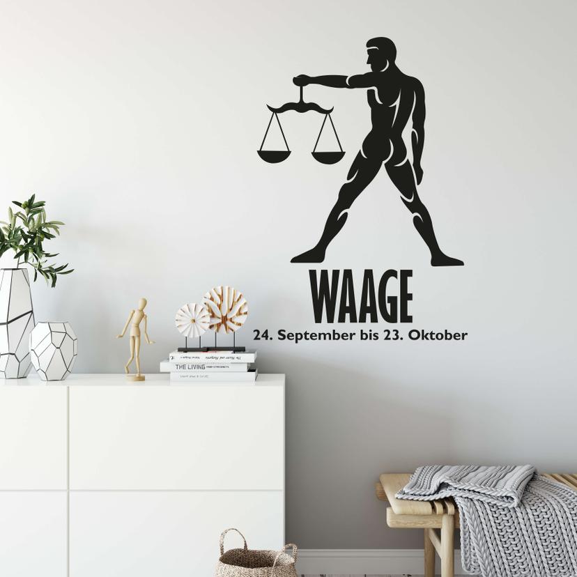 Wandtattoo Sternzeichen - Waage