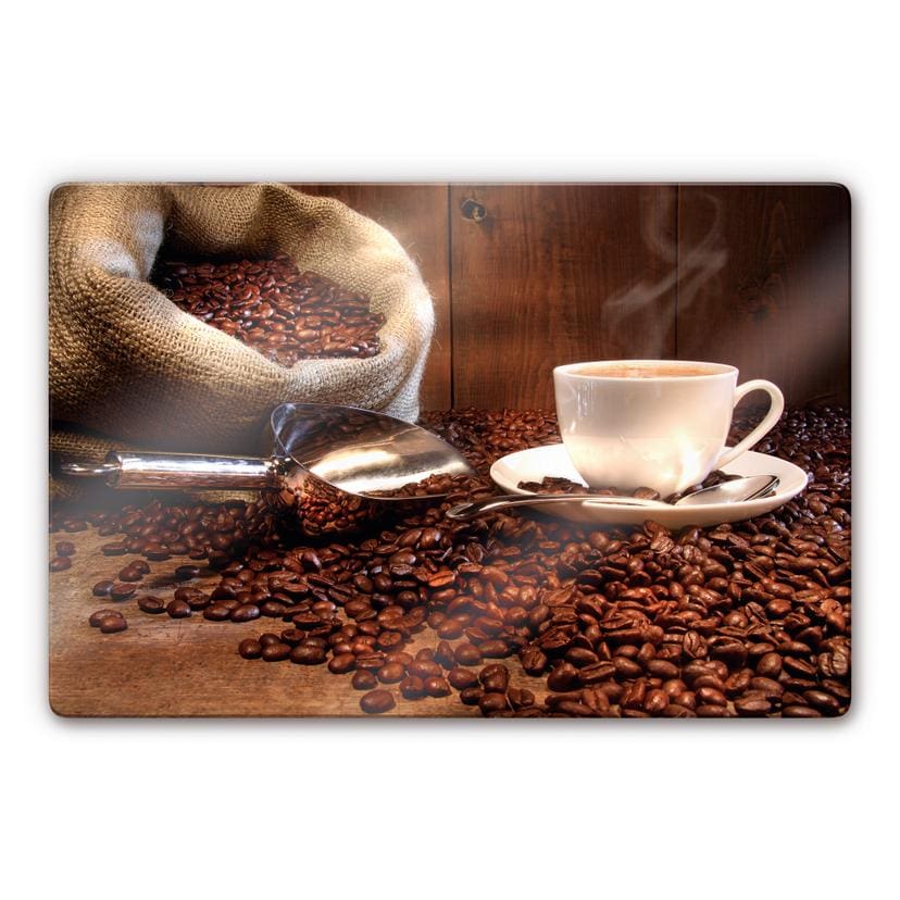 Glasbillede - Kaffe Nydelse