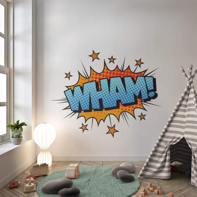 Wallsticker -  Comic Soundeffect - Wham!
