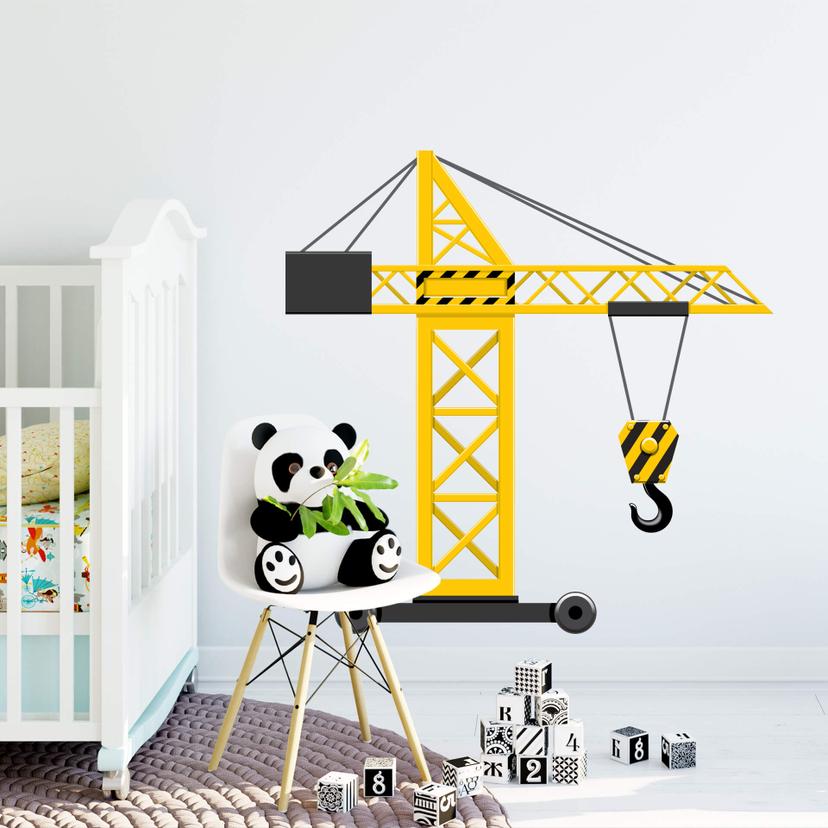 Muursticker Constructie Kraan