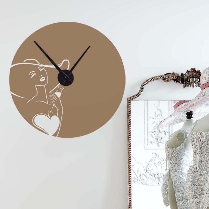 Wallsticker Diva vægur