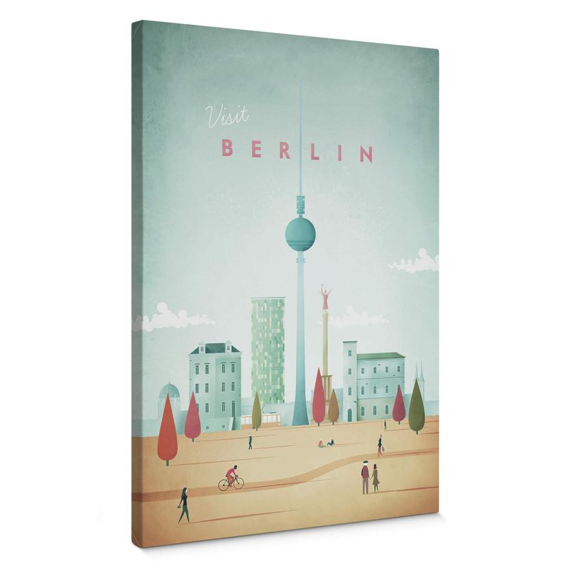 Cuadro lienzo Ríos - Berlín