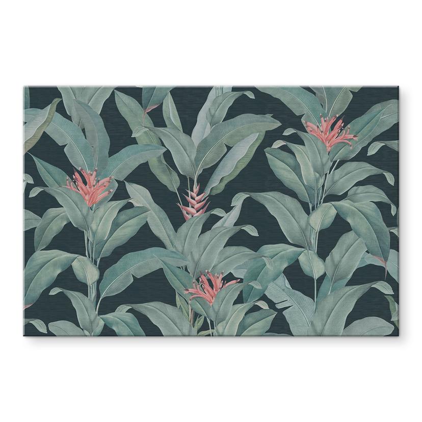 Pannello paraschizzi Urban Jungle foglie tropicali verde - Bloomery Decor