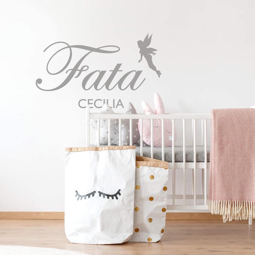 Wandtattoo + Name Fata