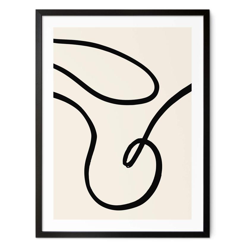 Póster 1X Studio - Abstracción curvilínea