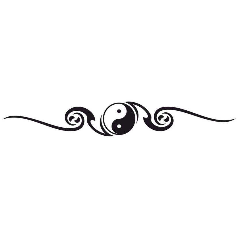 Adesivo murale - Yin yang 2
