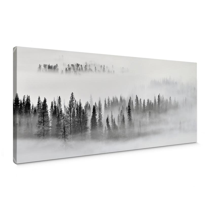 Lærredsprint - Xu - Foggy Forest