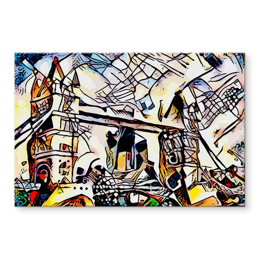 Akrylbillede Zamart - Kandinsky møder London