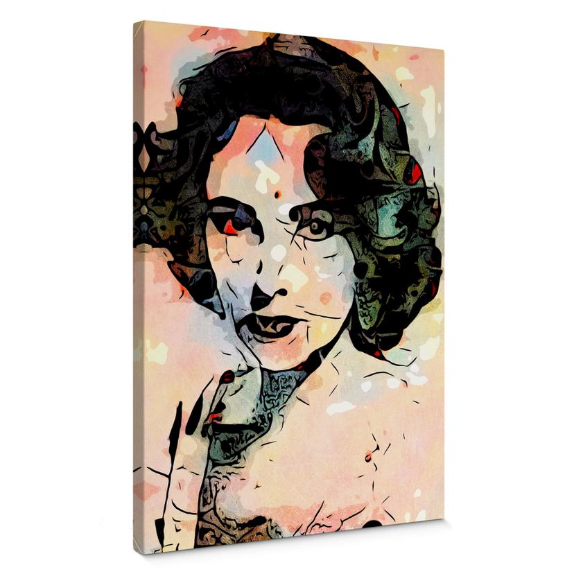 Lienzo Zamart - Homenaje a Miró - Liz Taylor
