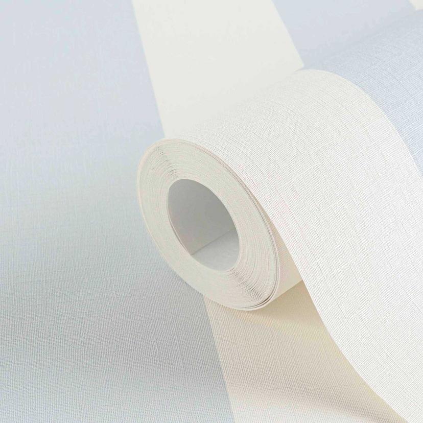 Carta da parati a strisce blu bianco - Carta da parati in tessuto non tessuto arte A.S. Création - O